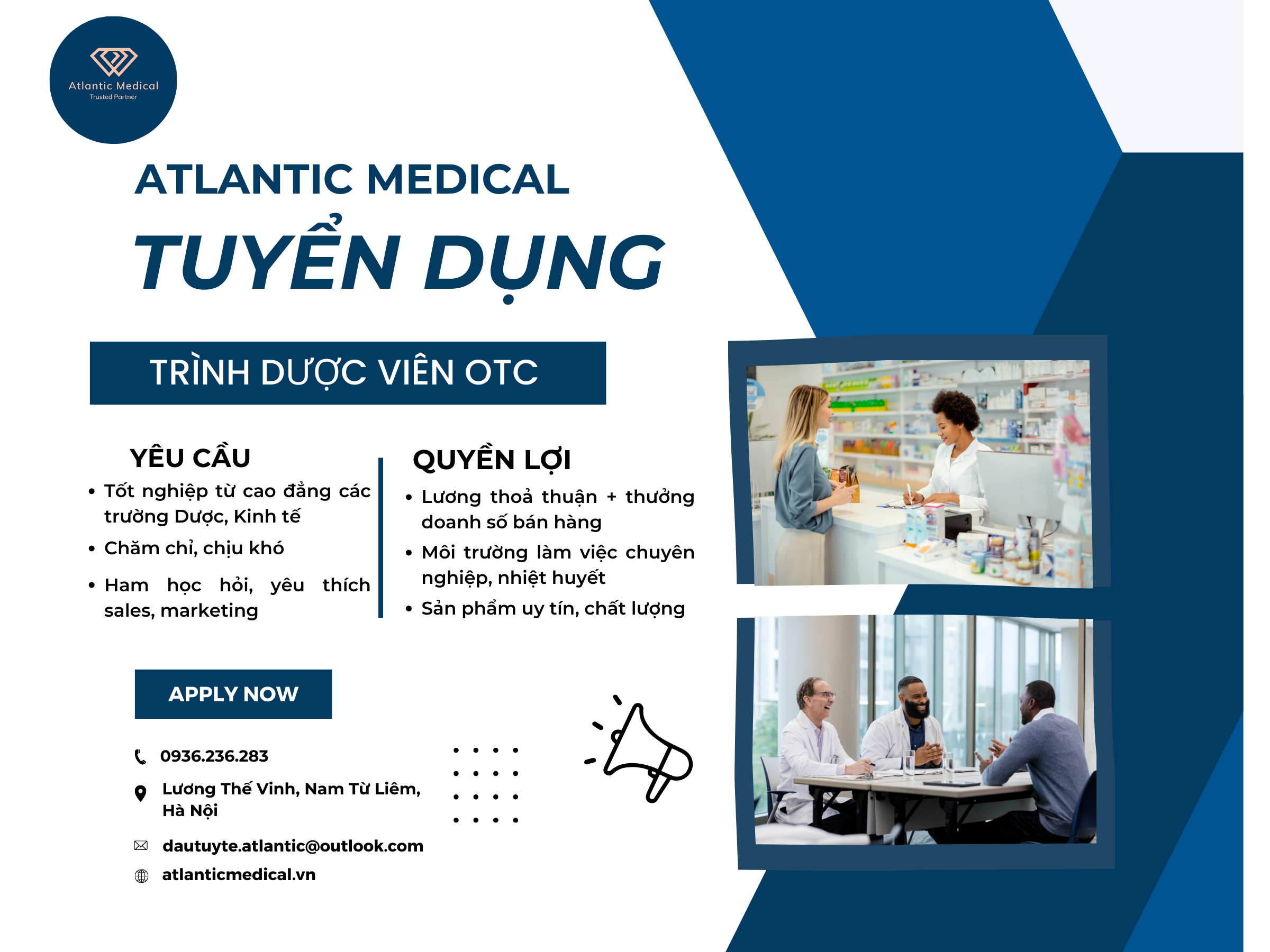 Tuyển dụng trình dược viên OTC